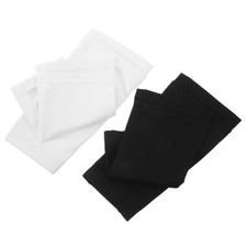  2 Pairs Chaussettes De Foot Sans Pied Protège-tibias Manches Football