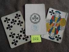 ♣️ Ancien jeu de cartes :  Jeu de 32 cartes sans index c. de 1890