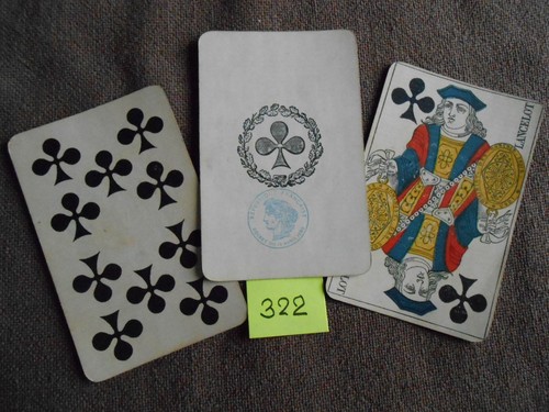 Ancien jeu de - ♣️, cartes