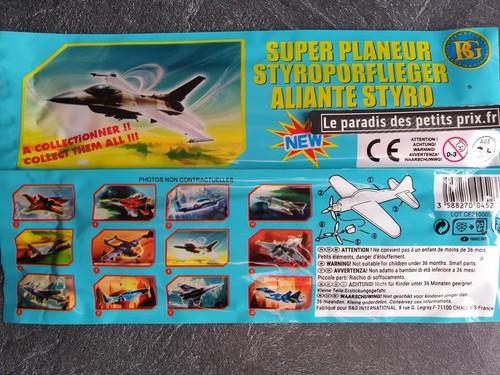 Avion styro 20cm monter - styro,