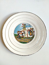 PETITE ASSIETTE FAÏENCERIE ONNAING WALT DISNEY MICKEY MINNIE AU CIRQUE ART DECO