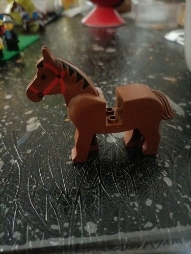 Lego cheval brun - cheval, ,