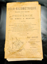 Carte routière 1890/1900 -