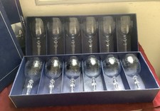 12 verres a vin rouge en cristal d arques modèle Dampierre  H 16 cm 18 cl,occ