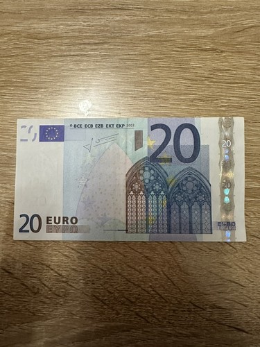 Billet euro 2002 - 20,