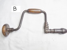( B ) Ancien vilebrequin chignole manuelle perceuse outil de menuisier ébéniste