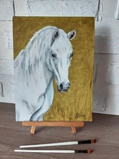 Tableau original cheval ferme