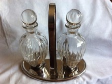 Huilier Vinaigrier sur support Inox Letang et Remy