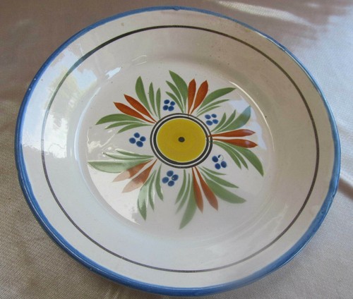 Assiette ancienne faïence - , de