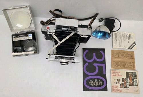 Vintage polaroid 350 - vintage, land