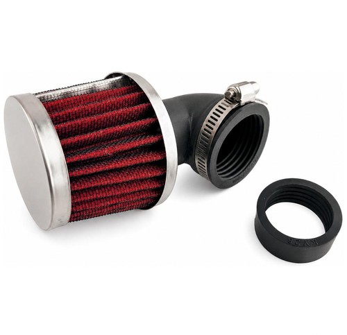 Filtre air chromé coudé - filtre, a