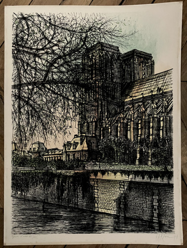Jean carzou lithographie - jean,
