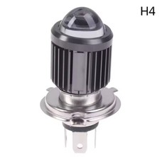 AMPOULE A LED BLANCHE LAMPE POUR PHARE FEUX SCOOTER MOTO EN H4 12V 60/55 W P43t