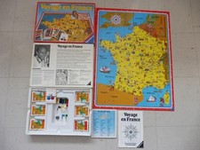 Jeu de société complet VOYAGE EN FRANCE ( Pierre Bonte) - Ravensburger - 1987