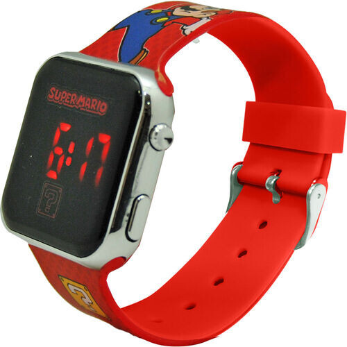 Super mario led rouge montre - super,