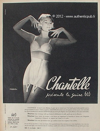 Publicite chantelle lingerie - chantelle,