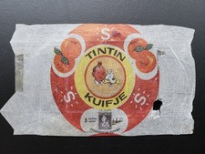 Tintin Kuifje emballage papier pour agrumes (orange citrons etc) RARE  14 sur 18