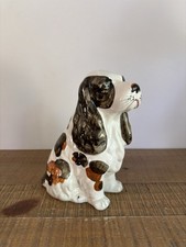 Tirelire en Céramique Forme de Chien Cavalier King Charles - Vintage - Kitsch