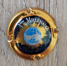 Capsule de champagne 3ème Millénaire - Globe terrestre 180° (N°651)