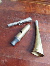 LOT DE 3 APPEAUX  SIFFLETS  Appeaux Trompette Chasse 