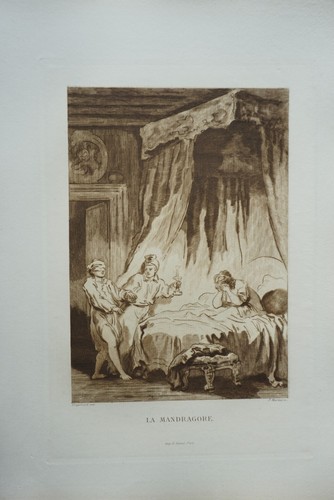 Fragonard gravure - (1732-1806),