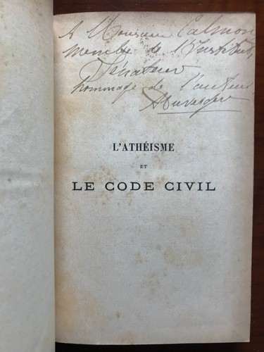 Athéisme code civil - code,