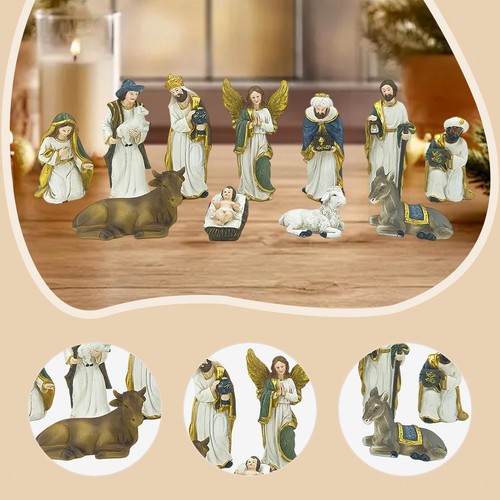 Crèche noël art artisanat - crèche,