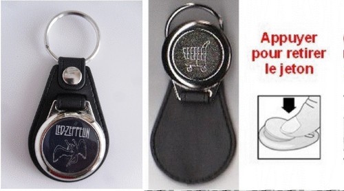 Porte cles led - led, zeppelin
