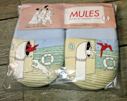 Hergé pantoufles milou le - &,