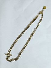 Collier Doré Christian Dior