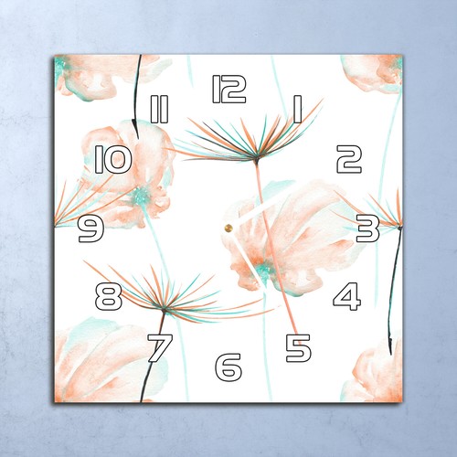 Horloge murale design verre - murale, en
