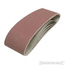 5 bandes abrasives 75 x 533 mm - VOIR TABLEAU GRAINS - SILVERLINE