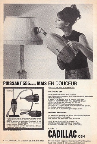 Publicité ancienne aspirateur