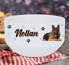 Bol petit déjeuner Berger allemand personnalisé avec prénom