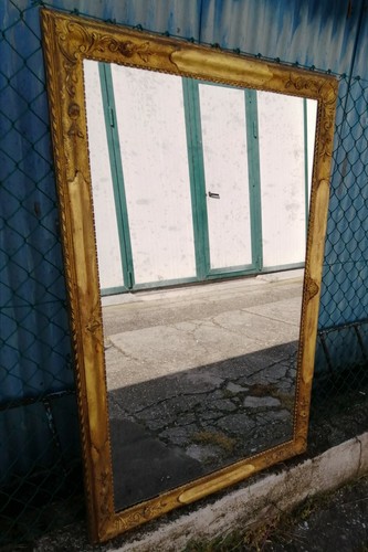 élégant miroir dorée - miroir,