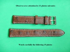 18 mm BRACELET VEAU VÉRITABLE