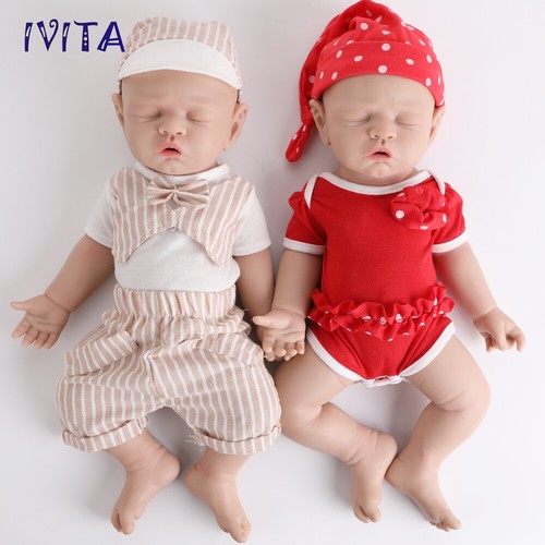 Ivita sleeping boy - 17"sleeping, girl