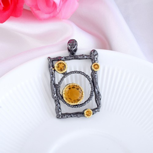 Pendentif ancien argent - en,