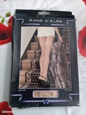 BAS PORTE JARTELLES ANNE D'ALES taille 2 couture rétro neuf