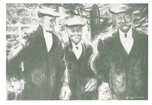Carte postale ancienne les - carte,