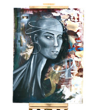 Tableau Moderne En Huile Sur