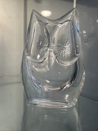 Chouette hibou cristal - en, daum