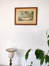 E. Louis LESSIEUX Jardin au Cap Martin Menton 06 Photocromie Oberthur Aquarelle