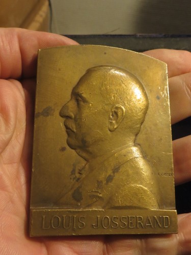 Medaille plaque bronze - medaille,