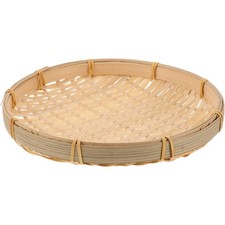 Panier rond en bambou panier