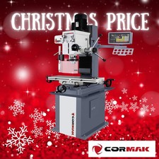 Fraiseuse et perceuse CORMAK ZX7045E DRO 400V + base
