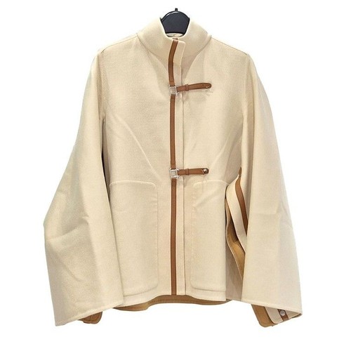 Hermes cashmere cape coat - hermes,