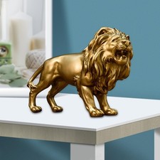 Lion Figurine Résine Statue