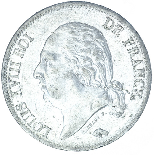 Louis xviii francs - francs, 1821