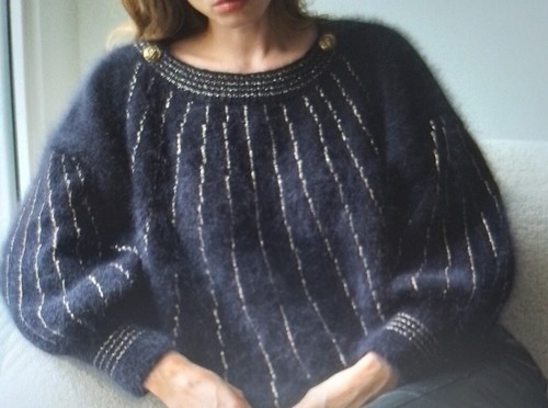 Superbe pull anny - , blatt